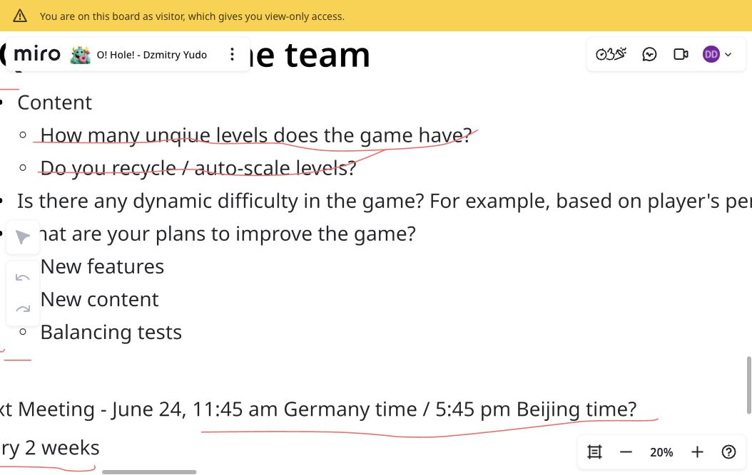 Questions section